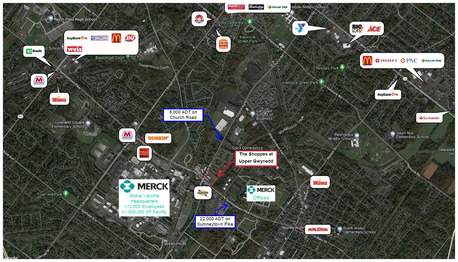 Aerial Shoppes at Upper Gwynedd