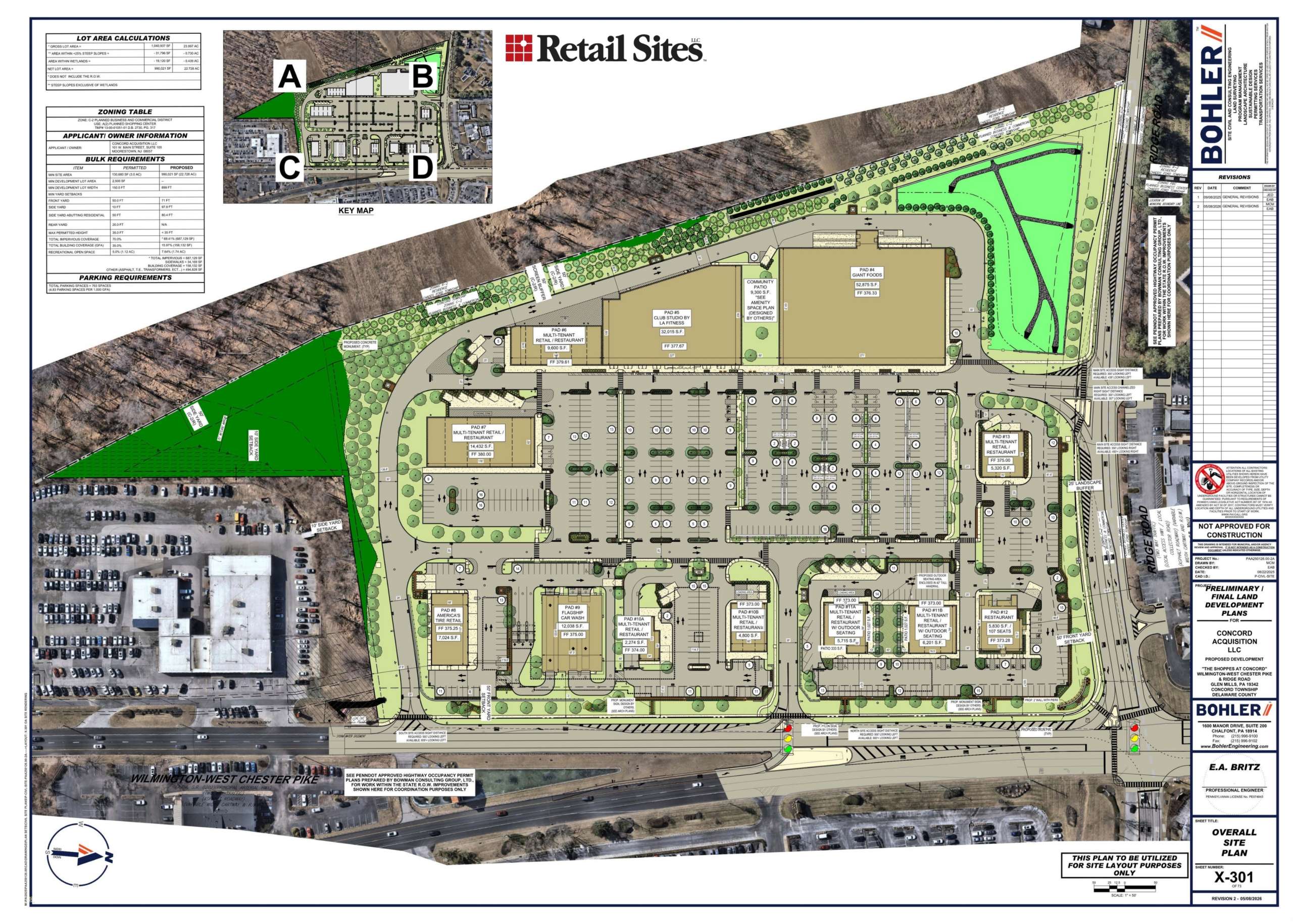Aeiral Video of The Proposed the Shoppes at Concord